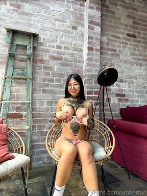 Amber Tan with DD cups Nude Leaked Photo #54